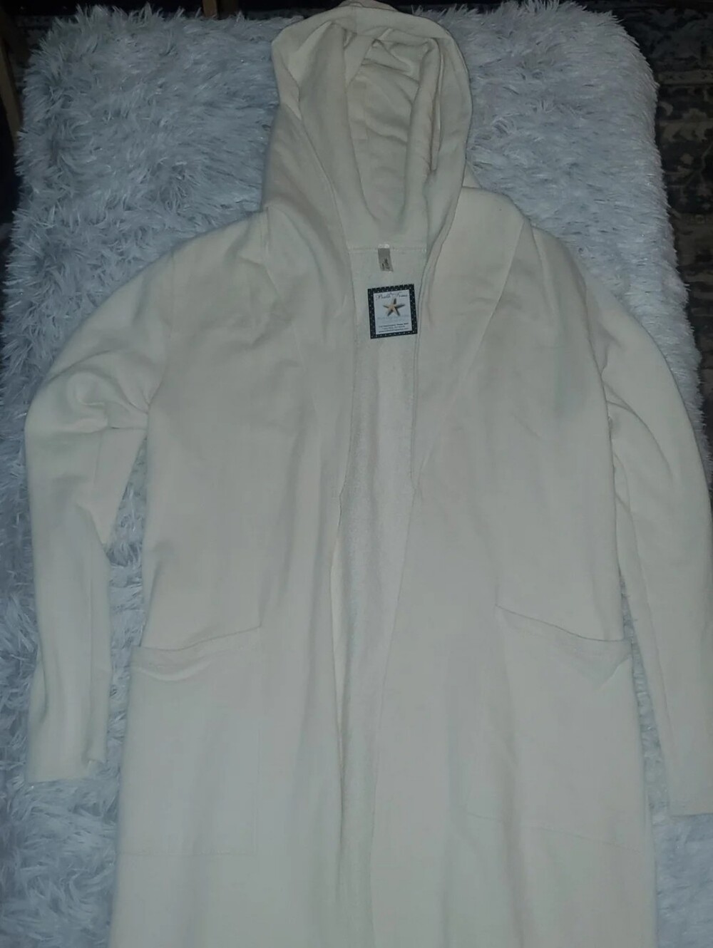Magic Fit Hooded Open Beach Towel Pancho